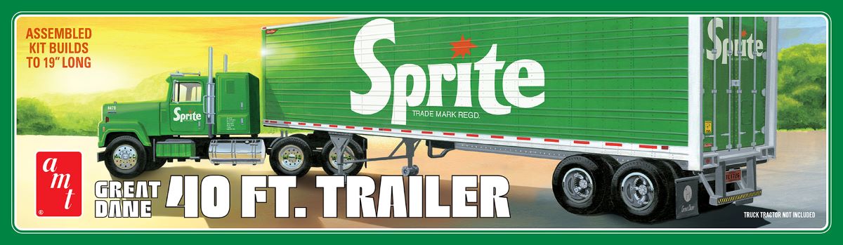 AMT-1467 - Sprite Great Dane 40' Trailer
